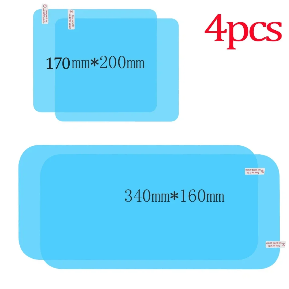 Car Stickers 4pcs Car Rainproof Film Anti Fog 