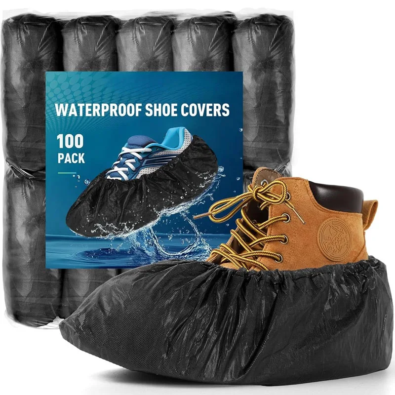 10-100pcs Disposable Boot Shoe Covers 